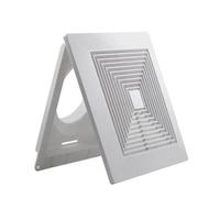 1 difusor cuadrado de ABS for aire acondicionado, salida for techo, conducto ventilación for, campana extractora para Techo de Cocina y Baño(A 250x200x100)