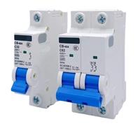 1 disyuntor de CC de 12 V, 24 V, 48 V, 60 V, 120 V y 220 V, interruptor de aire de 10 A, 16 A, 20 A, 25 A, 32 A, 40 A, 50 A, 63 A y 80 A, interruptor de aire de 100 A y 125 A.(1P,20A)