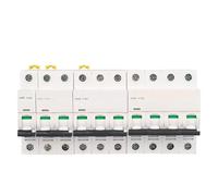 1 disyuntor miniatura eléctrico Acti9 IC65N C, 1P/2P/3P/4P, 1/2/3/4/6/10/16/20/25/32/40/50/60A(2,40A)