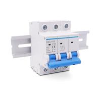 1 disyuntor trifásico de riel DIN DZ47-63 3P 16-63A, 380 V, protección de motor, interruptor eléctrico de alta resistencia(50A)