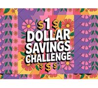 1 Dollar Savings Challenge Book, A Fun And Easy Way To Build Wealth One Dollar At A Time: Track Your Progress And Reach Your Financial Goals