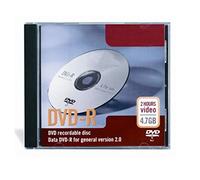 1 DVD-R 4,7 GB 120 min con caja Slim Digit disco óptico DVD