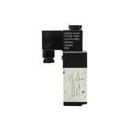 1 electroválvula eléctrica 4V210-08 5 vías 2 posiciones control aire gas válvula magnética 12 V 24 V 220 V racores for mangueras flexibles de 4 mm a 12 (Pc 12 mm Fittings)