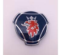 1 emblema de 80 mm, color azul con logotipo de Griffin rojo, compatible con la parrilla delantera de camión Scania 1401610