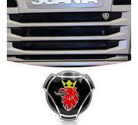 1 emblema Griffin personalizado para parrilla delantera de camión Scania, emblema de repuesto para accesorios exteriores 1401610 (negro)