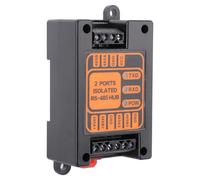 1 en 2 out Hub 2 Puertos Divisor de Cubo Recomendado 485 Convertidor Industrial para el Trueno Protección de Choque Aislado Convertidor Aislado con Cortocircuito Protección