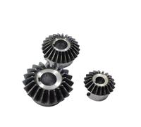 1 engranaje cónico 1:1 de 2 m, engranajes de acero de 90 grados con varios tamaños de orificio for aplicaciones de precisión(10mm 20 Teeth)