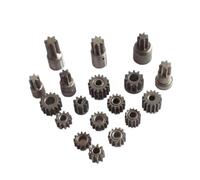 1 engranaje for taladro eléctrico de mano con carga, 6/7/8/9/11/12/13/14/15/16 dientes, for eje de motor RS 550 775, 3/3.9/4.9 mm, engranaje de motor reemplazable.