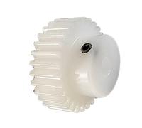 1 engranaje recto de plástico con 40-55 dientes, módulo 1, opciones de diámetro de orificio (5-7 mm) for aplicaciones mecánicas.(51Teeth 7mm)