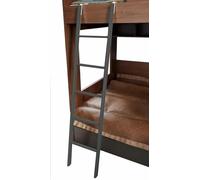 1 Escalera Ajustable Resistente for litera con Ganchos for caravanas y remolques de Viaje. Escalera de Hierro for Cama Alta Que Ahorra Espacio.(150cm)