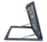 1 escotilla de acceso al techo for claraboya, personalizable y de fabricación manual - Aleación de aluminio duradera y vidrio templado for áticos, sótanos y garajes.(85x65cm)