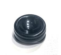 1 esfera de cristal con base de cristal, soporte para huevo, soporte de bola de piedra natural, decoración de habitación del hogar, adorno decorativo de cuarzo rosa, obsidiana negra, 1 pieza de 28 mm