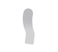 1 espejo de fotografía dental antivaho, espejo de fotografía intraoral de 2 lados sin niebla, espejo oclusal de acero inoxidable (espejo lingüal)