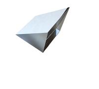 1 Espejo Reflector isósceles de Vidrio con Prisma óptico y Revestimiento Reflectante de Aluminio (50 x 50 x 50 mm)