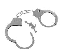 1 esposas de juguete para niños con 2 llaves, esposas, esposas para adultos, esposas de policía simuladas, juguetes de esposas de policía, accesorios de juego de policía