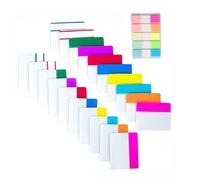 1 Establecer Las Fichas De Índices Para El Archivo De Descripción Fichas Etiquetas De Página De Colores Para Leer Notas Y Clasificar Archivos Fijos