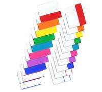 1 Establecer Las Fichas De Índices Para El Archivo De Descripción Fichas Etiquetas De Página De Colores Para Leer Notas Y Clasificar Archivos Fijos