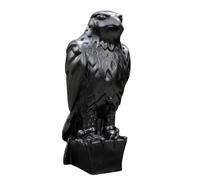 1 estatua de halcón maltés para decoración de estante, réplica de halcón maltés de la película, escultura de resina hecha a mano