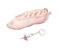 1 Estuche Para Zapatos De Ballet, Llavero Cole, Estuche Rosa Para Niñas, Creativo E Interesante, Bolsa De Papelería Para Estudiantes