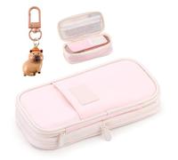 1 Estuche Simple Y 1 Cole De Dibujos Animados, Estuche Grande, Estuche Con Múltiples Compartimentos, Estuche Para Niñas, Bolsa De Almacenamiento De Papelería