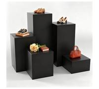 1 Expositor De Pedestal Cúbico, Columnas De Pedestal Cuadradas Para Exhibiciones De Vestidos De Novia, Columnas Apilables Para Decoración De Eventos, Gran Capacidad De Carga(30x30x60cm/12x12x24in)