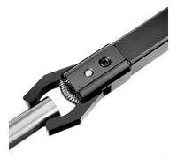 1 extractor de torno CNC con mango redondo de 16, 20, 25 mm para alimentador automático de torno, cuerpo de metal galvanizado y tornillo de bloqueo lateral para evitar que se afloje (mango redondo 32)