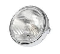 1 Faro Delantero Universal Plástico Plateado | Foco Moto Delantero Conjunto Faros Motocicleta Faro Proyector
