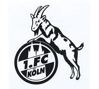 1. FC Köln Adhesivo transparente negro 8 x 10 cm