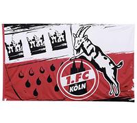 1. FC Köln FahnenMax - Bandera (150 x 250 cm), diseño con escudo