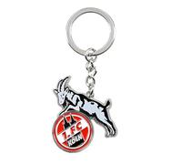 1. FC Köln Llavero con logotipo de la compra, multicolor, ca. 9 x 4,7 x 0,5 cm
