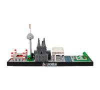 1. FC Köln Skyline - Kit de construcción oficial para aficionados, modelo Skyline de Colonia, regalo para aficionados al fútbol, kit 3D para adultos y aficionados