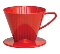 1 filtro cónico for café vertido, tamaño número 2, prepara de a 6 tazas, fácil usar, rico y sabroso, diseño plástico Para Fiestas Y Reuniones