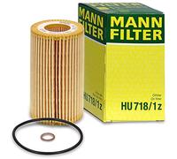 MANN-FILTER Filtro de aceite para BMW: Série 3, Série 5 & LAND ROVER: Freelander & ROVER: 75 & MG: MG ZT (Ref: HU 718/1 z)