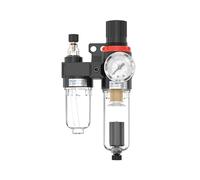 1 filtro de aire separador de aceite y agua for compresor de aire AFC2000 G1/4 que se utiliza for reducir la presión de la válvula AFR2000 + AL2000(Black)