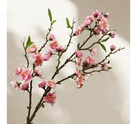 1 Flor artificial de de flor de melocotón de largo | Diseño floral denso para , fiestas y decoraciones de temporada, ideal para uso en interiores y exteriores
