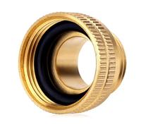 1 Foot Bronze Garden Hose Link with Tape for Impermeable Irrigation Structure and Tall Pressure Stream Industrial Water Supply Bronze Link