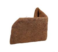 1 forro de fibra de coco para cestas colgantes redondas, ideal para decorar jardines (24 pulgadas)