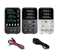 1 fuente de alimentación CC ajustable 30V 10A 60V 5A Interfaz de comunicación USB Interruptor estabilizado para banco de laboratorio for PC 110/220V ± 15%(B30V5A USB interface)