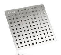 1 funda cuadrada para desagüe de ducha, protectores de drenaje, protector de drenaje, cubierta de remolino, cubierta de drenaje de suelo (11 x 11 cm)