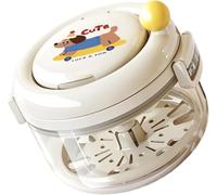 1 funda de limpieza de prótesis, limpiador manual de retención con estuche de almacenamiento de ortodoncia integrado, arandela de retención manual con contenedor ABS integrado para el cuidado diario