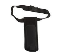 1 funda para botella de masaje, ajustable, manos libres, soporte para loción de aceite, para terapeuta, spa, salón, color negro