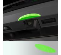 1 funda para cámara trasera, antilluvia, bloqueador de niebla, protección contra la intemperie, para cámaras traseras de coche, revestimiento antivaho tipo A, color negro, fácil mantenimiento (A verde