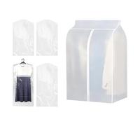 1 funda para guardarropa, a prueba de polvo, 4 bolsas transparentes para el polvo de ropa, funda de viaje, funda para guardarropa, etc