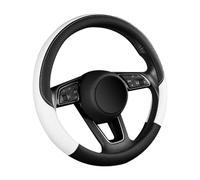 1 funda para volante de coche, funda de volante de piel sintética de 38 cm, antideslizante, transpirable, accesorio de conducción, accesorios de conducción unisex
