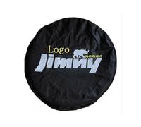 1 funda protectora para rueda de repuesto de cuero sintético resistente de 14" y 15" de alta calidad