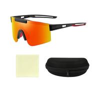 1 gafas de protección, 1 funda de gafas, 1 paño de limpieza para gafas, gafas de montañismo, gafas de ciclismo de una pieza, gafas de sol polarizadas para hombre, gafas de sol polarizadas, a prueba de