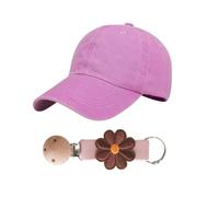 1 Gorra De Béisbol, 1 Clip Para Sombrero, Sombrero Retro Para El Sol Al Aire Libre, Accesorios De Tiro Callejero De Moda, Clip Para Sombrero De Viaje, Adecuados Para Caminar Y Escalar Montañas.