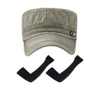 1 Gorra Plana para Hombre, 1 par de Mangas, Gorra Plana Ajustable, Gorra de béisbol para Hombre, Gorra de Estudiante