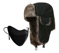 1 Gorro Protector para Los Oídos Y 1 Máscara Resistente Al Viento, Gorro Cálido De Invierno, Gorro Impermeable, Gorro De Felpa Suave, Productos De Invierno para Exteriores