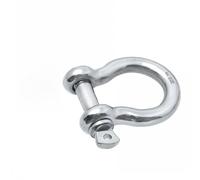 1 grillete de lira forjado, 14 mm, acero inoxidable A4 - D-Work